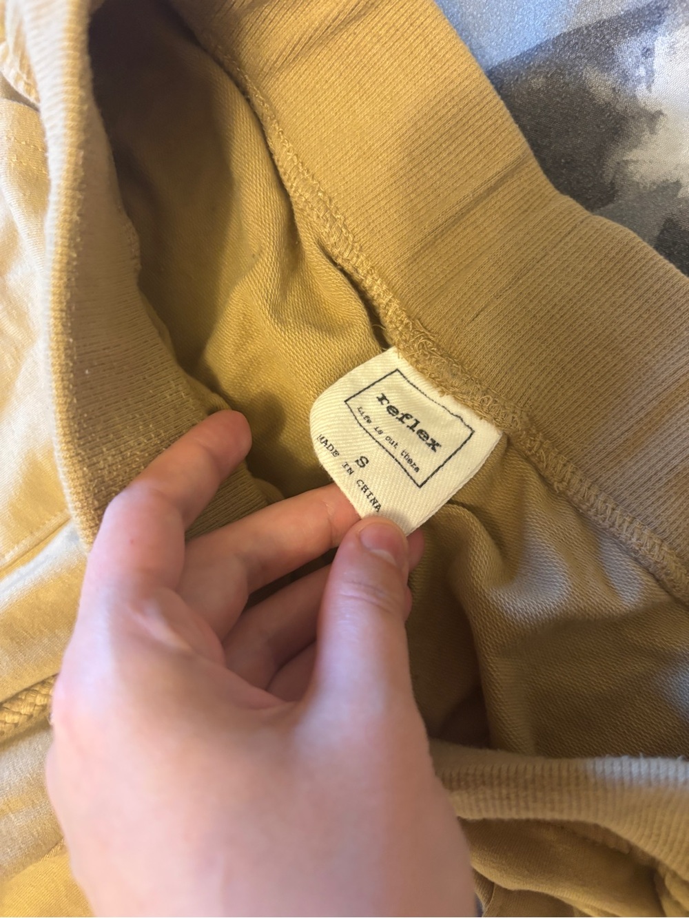 Reflex Mustard Drawstring Sweatpants - Picture 3 of 3